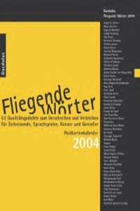 Rezension Lettern.de: Gliegende Wrter - Postkartenkalender 2004